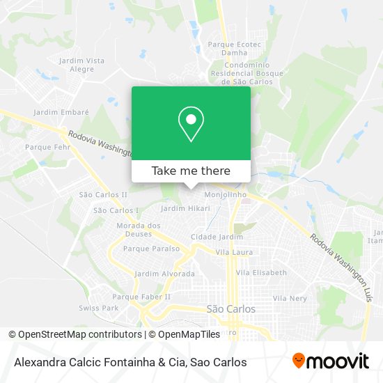 Alexandra Calcic Fontainha & Cia map