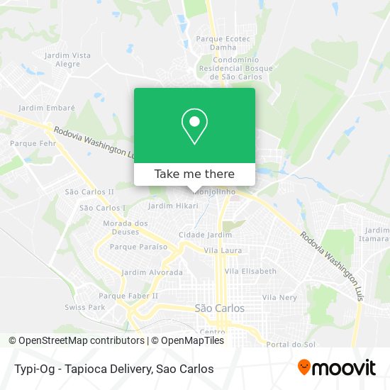 Typi-Og - Tapioca Delivery map