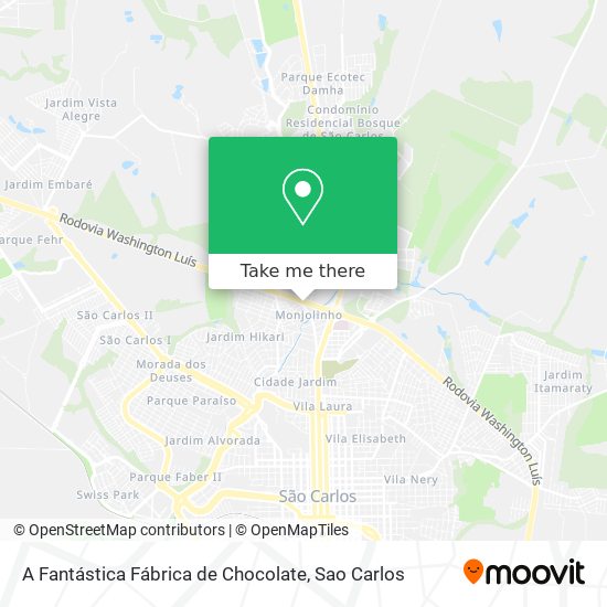 A Fantástica Fábrica de Chocolate map