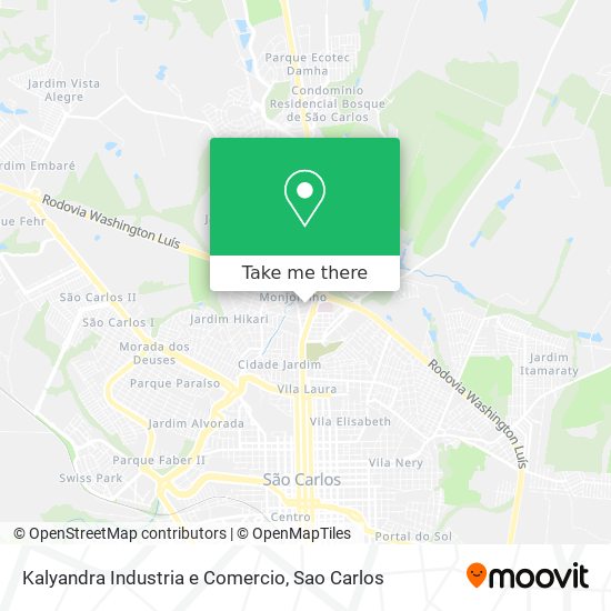 Mapa Kalyandra Industria e Comercio