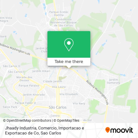 Jhaady Industria, Comercio, Importacao e Exportacao de Co map