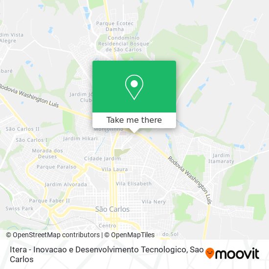 Itera - Inovacao e Desenvolvimento Tecnologico map