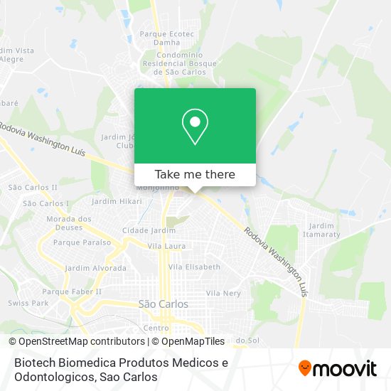 Biotech Biomedica Produtos Medicos e Odontologicos map