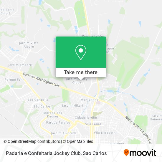 Padaria e Confeitaria Jockey Club map