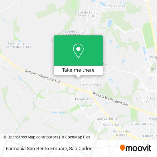 Farmacia Sao Bento Embare map