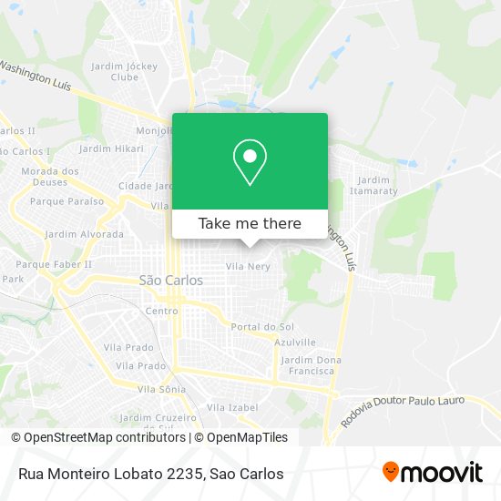 Rua Monteiro Lobato 2235 map