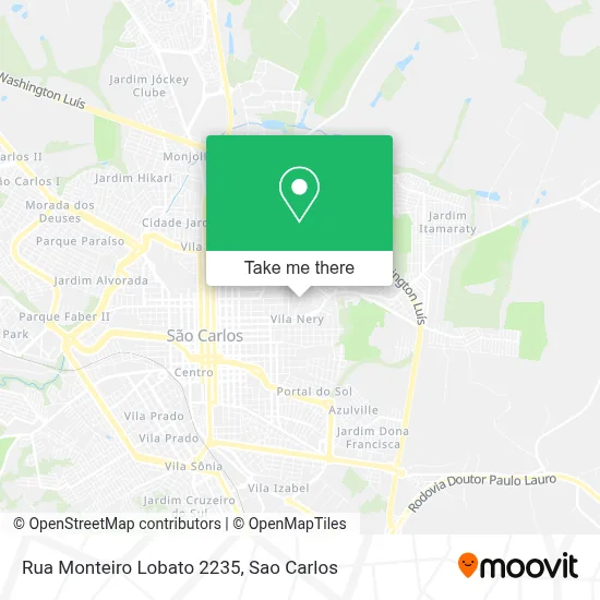 Rua Monteiro Lobato 2235 map