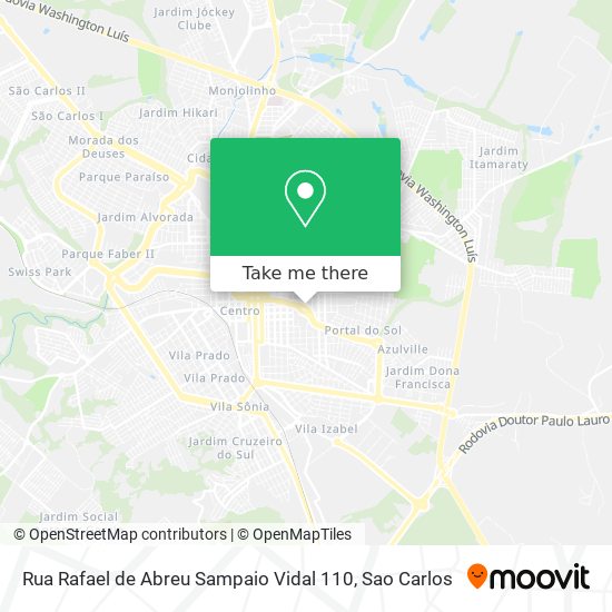 Rua Rafael de Abreu Sampaio Vidal 110 map