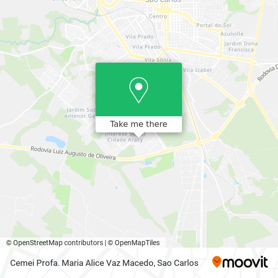 Cemei Profa. Maria Alice Vaz Macedo map