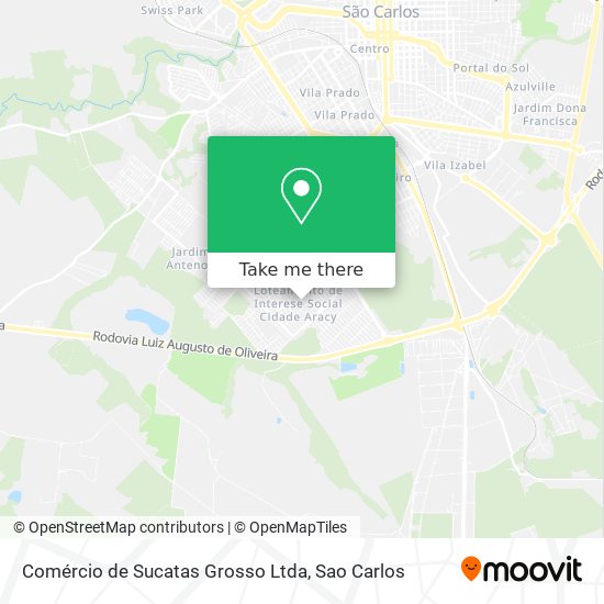 Comércio de Sucatas Grosso Ltda map