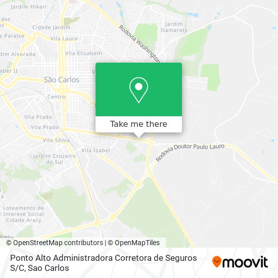 Ponto Alto Administradora Corretora de Seguros S / C map