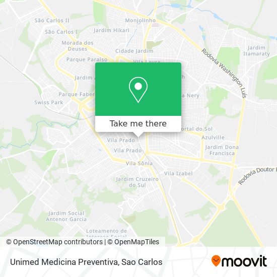 Unimed Medicina Preventiva map