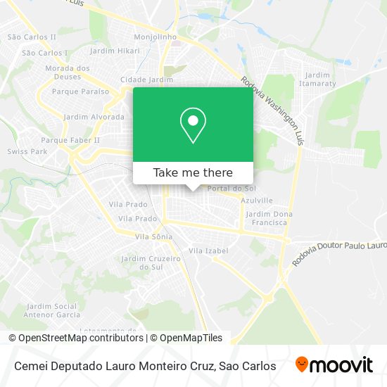 Cemei Deputado Lauro Monteiro Cruz map