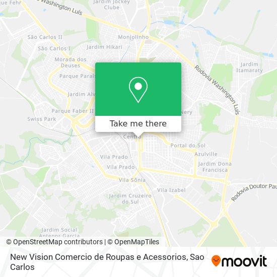 New Vision Comercio de Roupas e Acessorios map