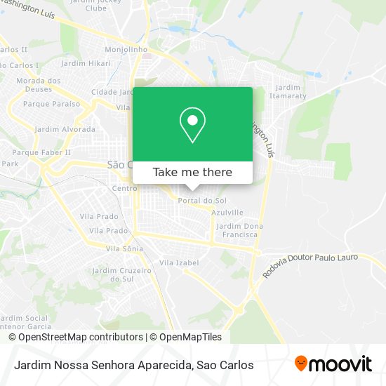 Mapa Jardim Nossa Senhora Aparecida