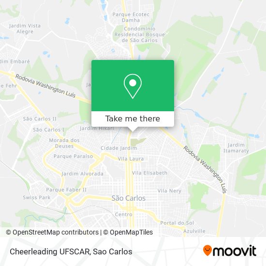 Cheerleading UFSCAR map