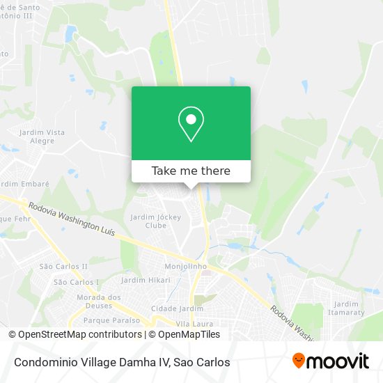 Mapa Condominio Village Damha IV