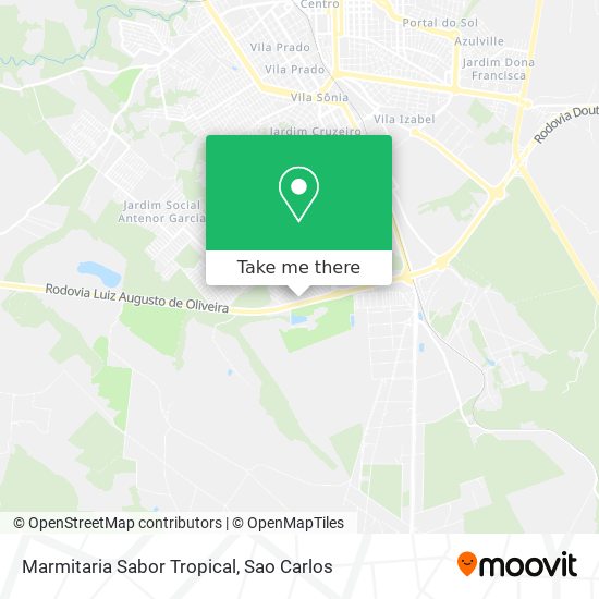 Marmitaria Sabor Tropical map