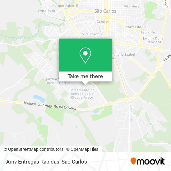 Amv Entregas Rapidas map