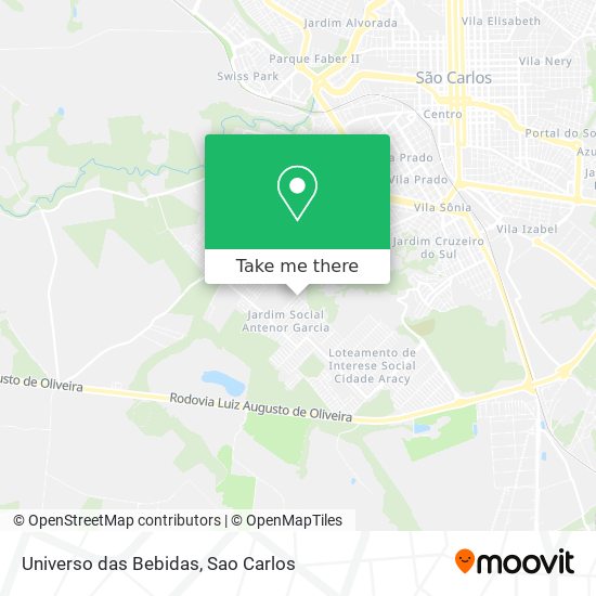 Universo das Bebidas map