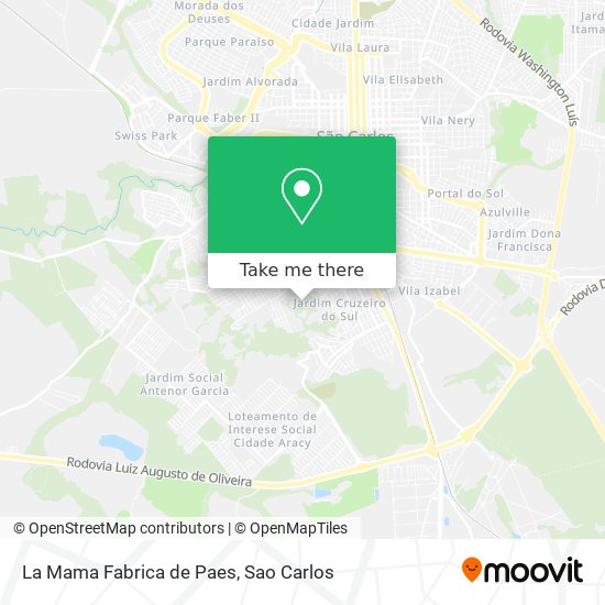 La Mama Fabrica de Paes map