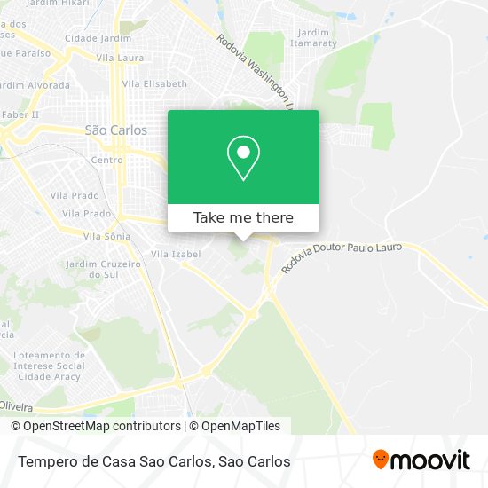 Tempero de Casa Sao Carlos map