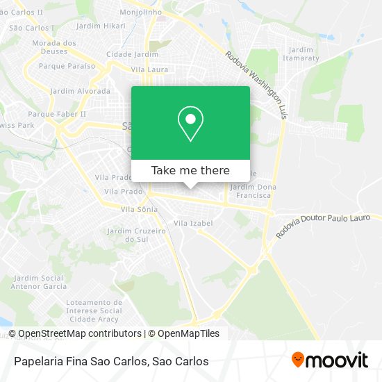 Papelaria Fina Sao Carlos map