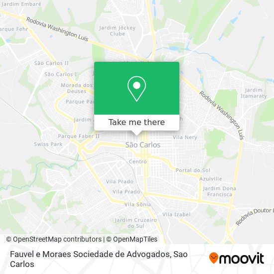 Mapa Fauvel e Moraes Sociedade de Advogados