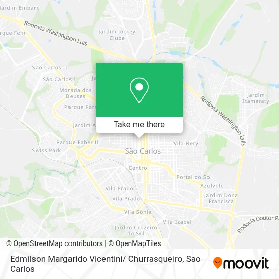 Edmilson Margarido Vicentini/ Churrasqueiro map