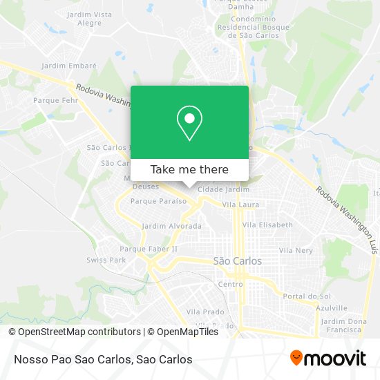 Nosso Pao Sao Carlos map