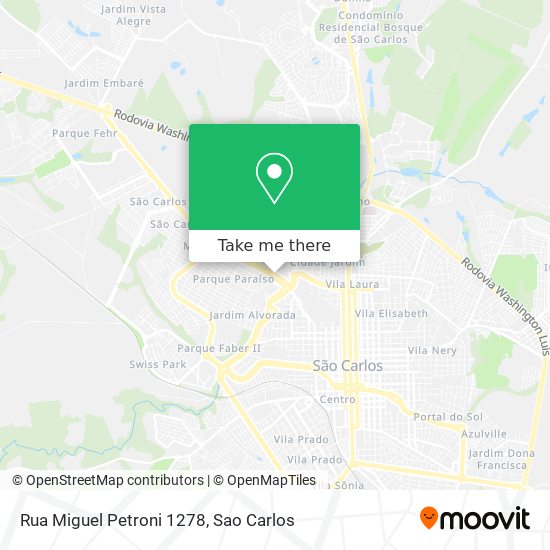 Rua Miguel Petroni 1278 map