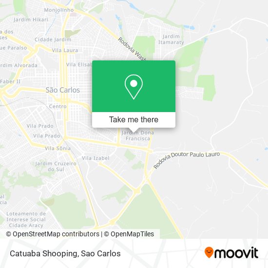 Catuaba Shooping map