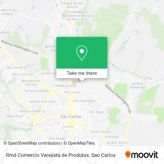 Rmd Comercio Varejista de Produtos map