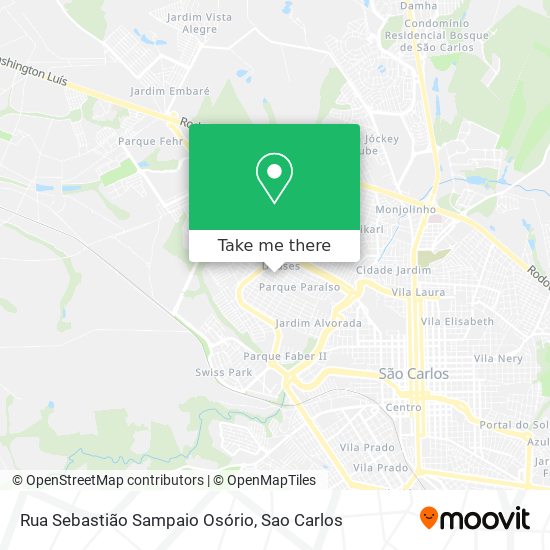 Rua Sebastião Sampaio Osório map