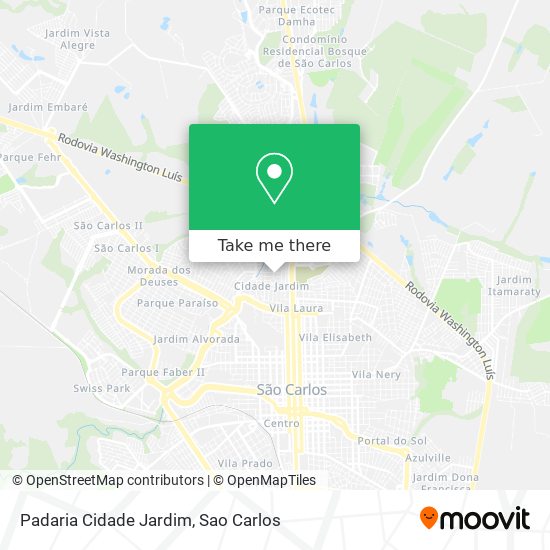 Padaria Cidade Jardim map