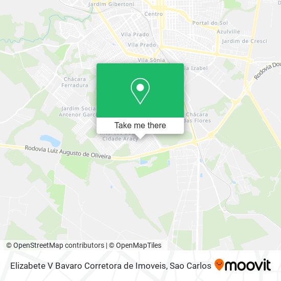 Elizabete V Bavaro Corretora de Imoveis map