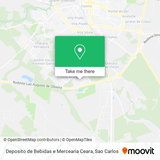 Deposito de Bebidas e Mercearia Ceara map