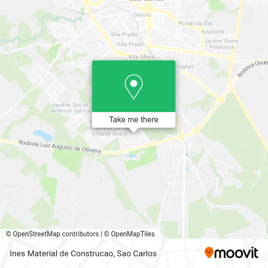 Ines Material de Construcao map