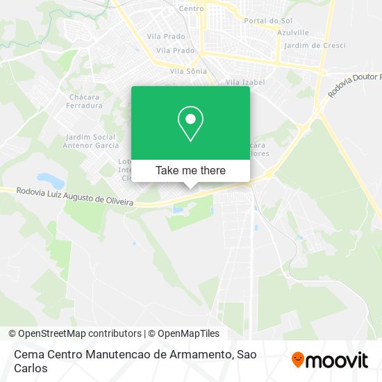 Cema Centro Manutencao de Armamento map