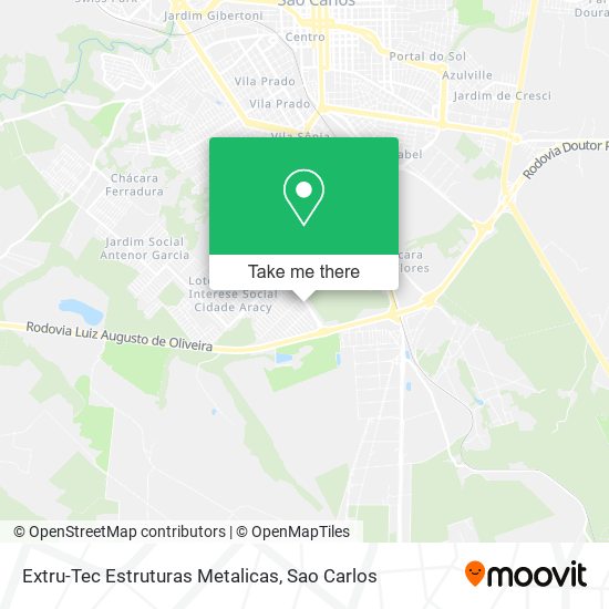 Extru-Tec Estruturas Metalicas map