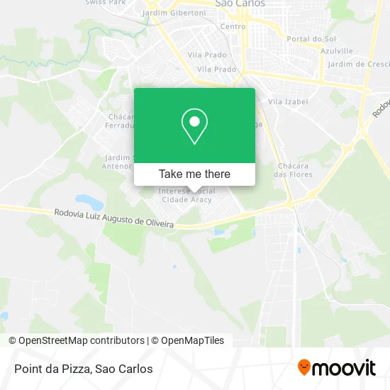 Point da Pizza map