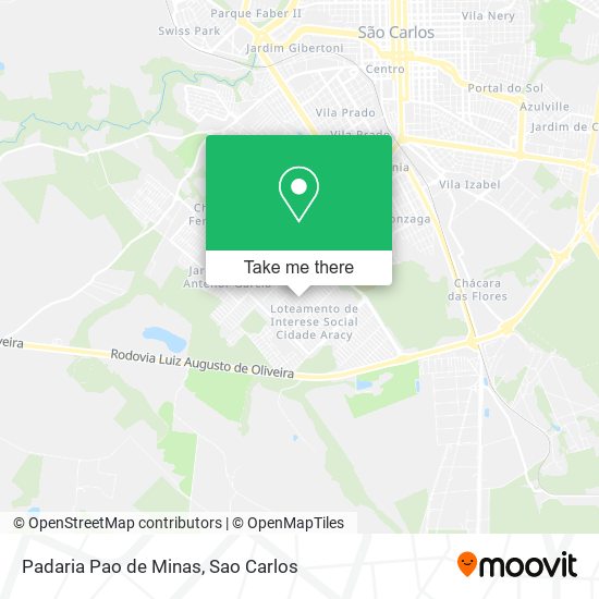 Padaria Pao de Minas map