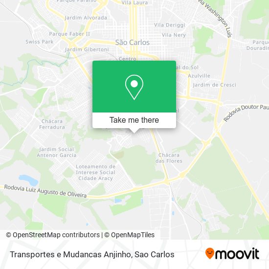 Transportes e Mudancas Anjinho map