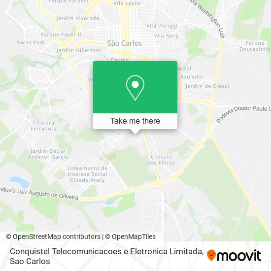 Conquistel Telecomunicacoes e Eletronica Limitada map