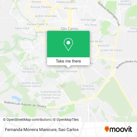 Fernanda Moreira Manicure map