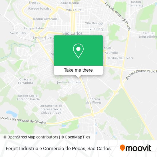 Ferjet Industria e Comercio de Pecas map