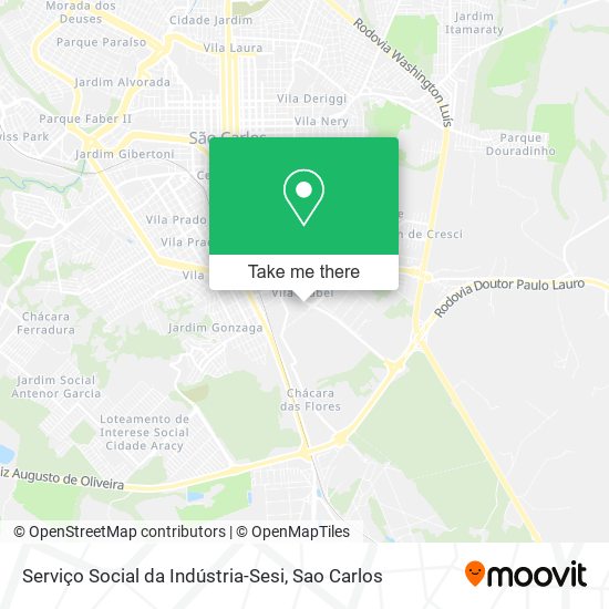 Serviço Social da Indústria-Sesi map