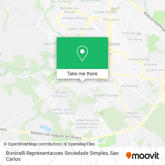 Bonicelli Representacoes Sociedade Simples map