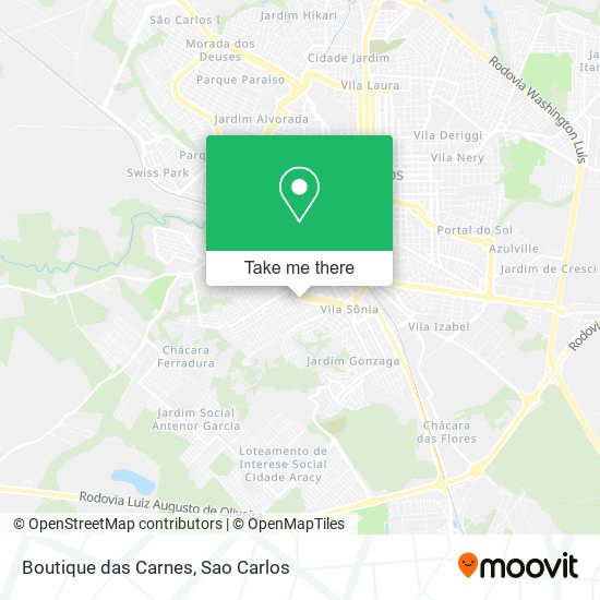 Boutique das Carnes map