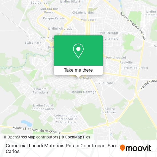 Comercial Lucadi Materiais Para a Construcao map